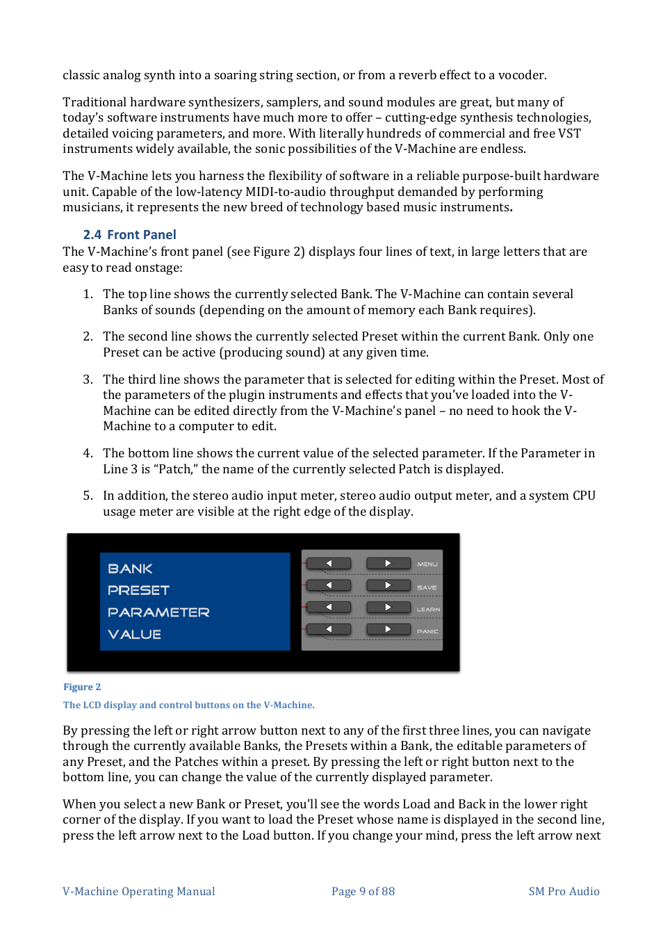 SM Pro Audio V-Machines User Manual | Page 9 / 88