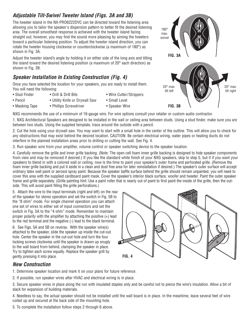 New construction | NXG Technology NX-PRO6222DVC User Manual | Page 3 / 4