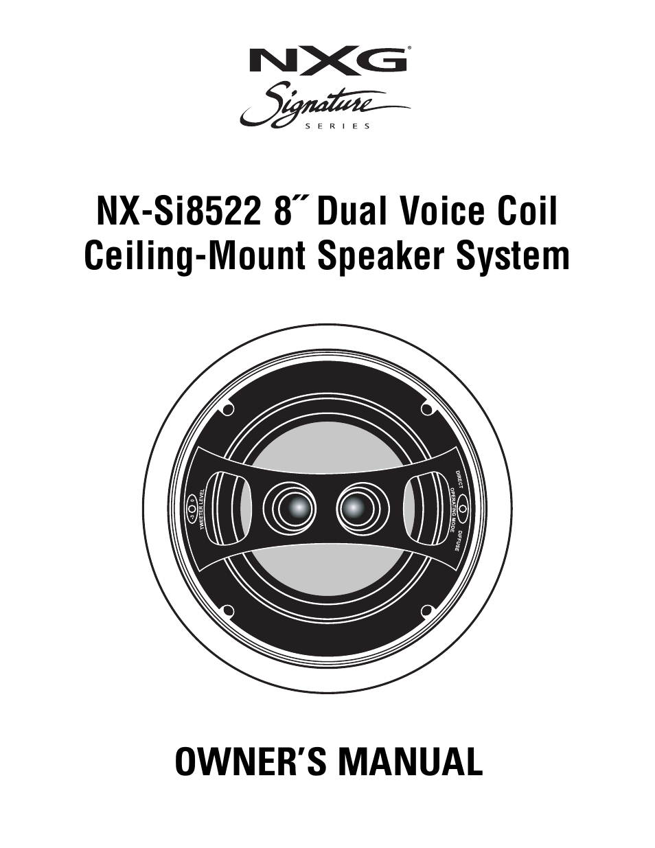 NXG Technology NX-Si8522 User Manual | 4 pages