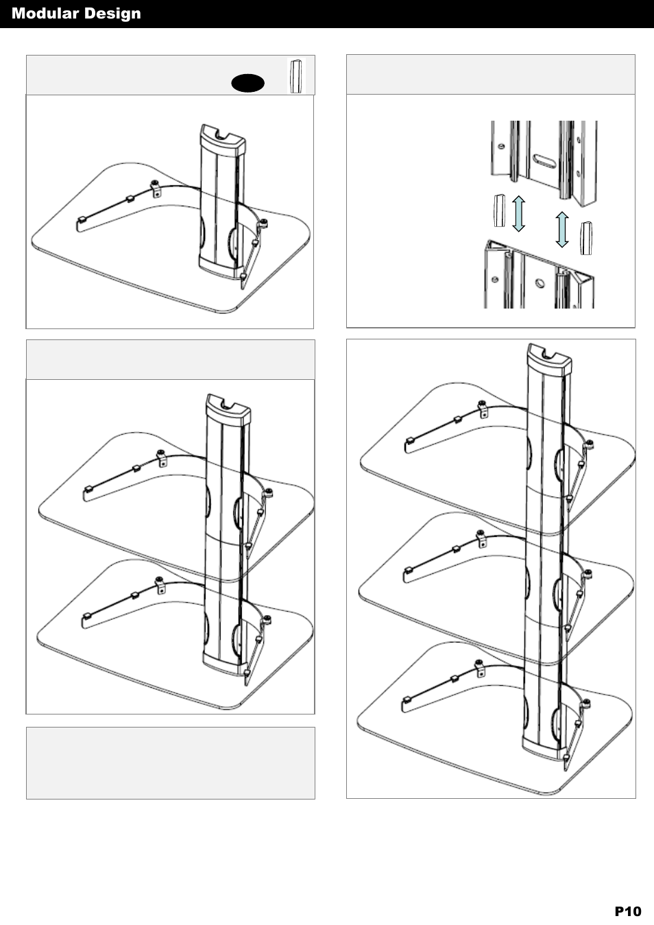 Modular design | NXG Technology NX-SHELF-2 User Manual | Page 10 / 12
