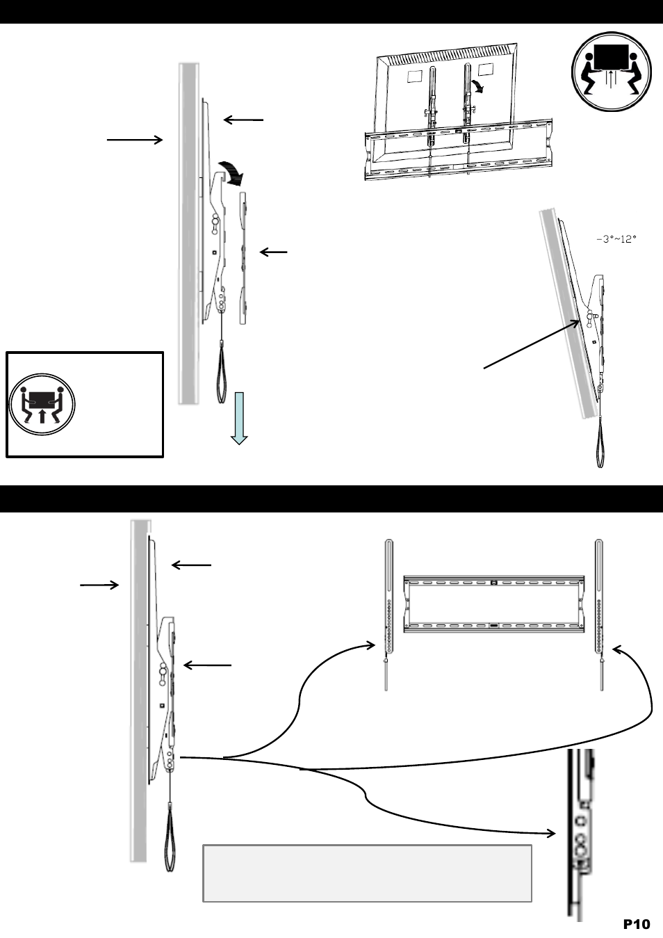 NXG Technology NX-MOUNT-TLT-L User Manual | Page 10 / 12