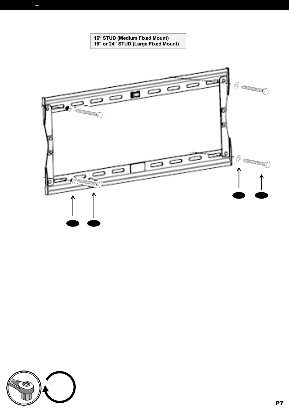 NXG Technology NX-MOUNT-TLT-L User Manual | Page 7 / 12