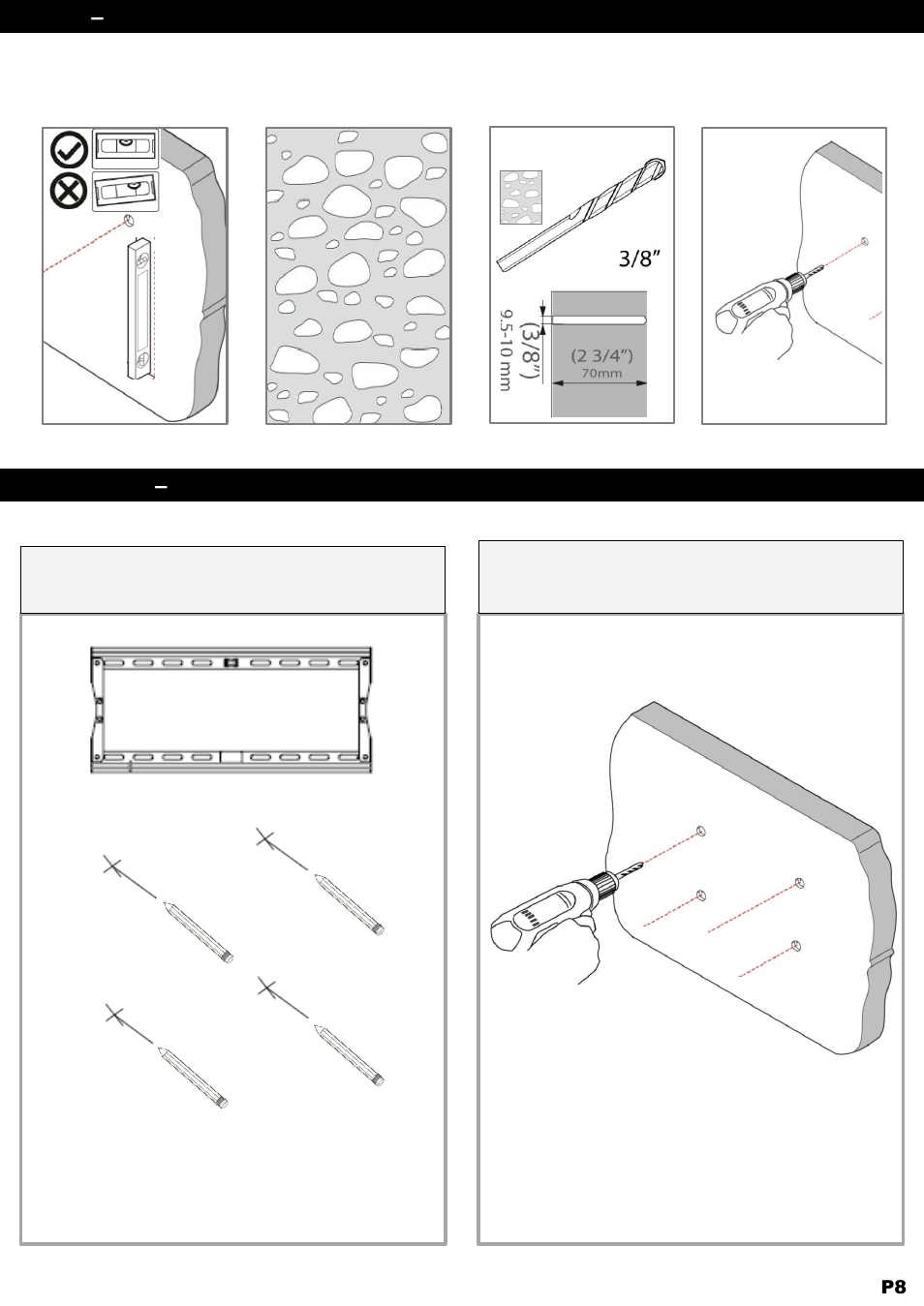 NXG Technology NX-MOUNT-TLT-L User Manual | Page 8 / 12