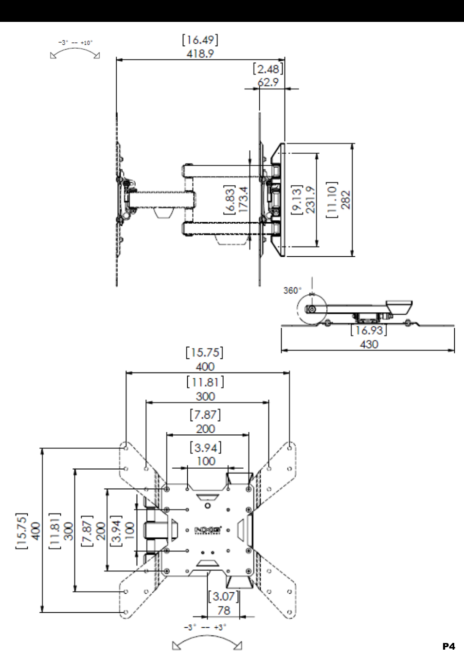 NXG Technology NX-MOUNT-ART-M User Manual | Page 4 / 11