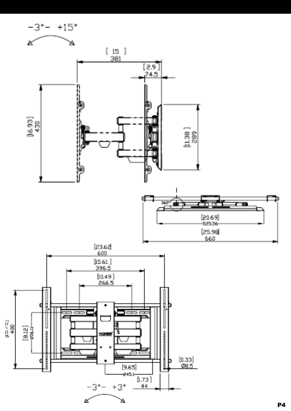 NXG Technology NX-MOUNT-ART-L User Manual | Page 4 / 13