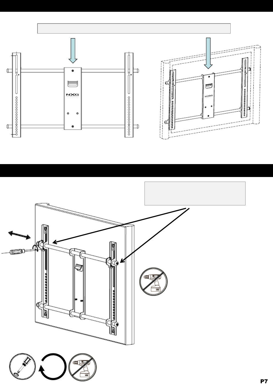 NXG Technology NX-MOUNT-ART-L User Manual | Page 7 / 13