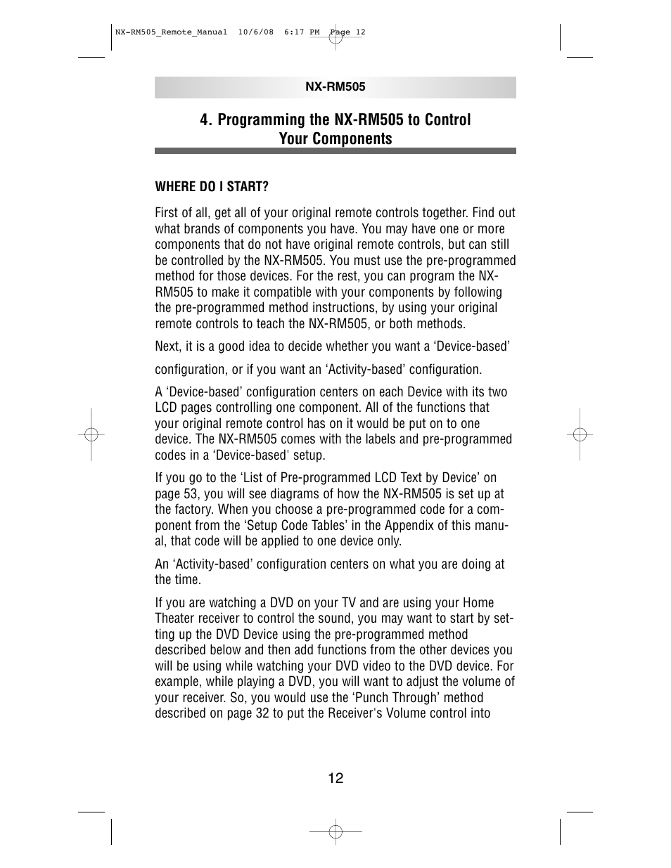 NXG Technology NX-RM505 User Manual | Page 12 / 80