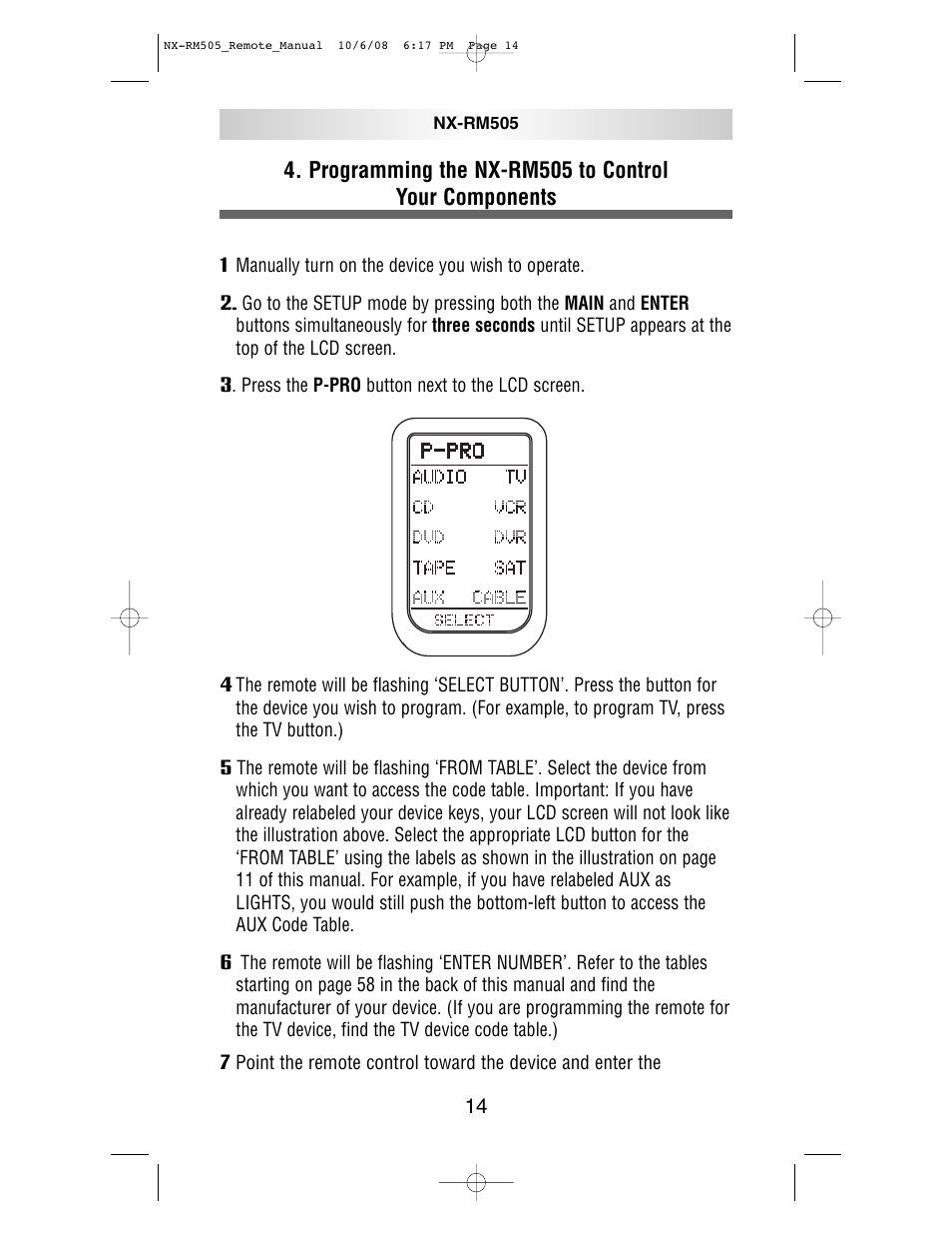 NXG Technology NX-RM505 User Manual | Page 14 / 80