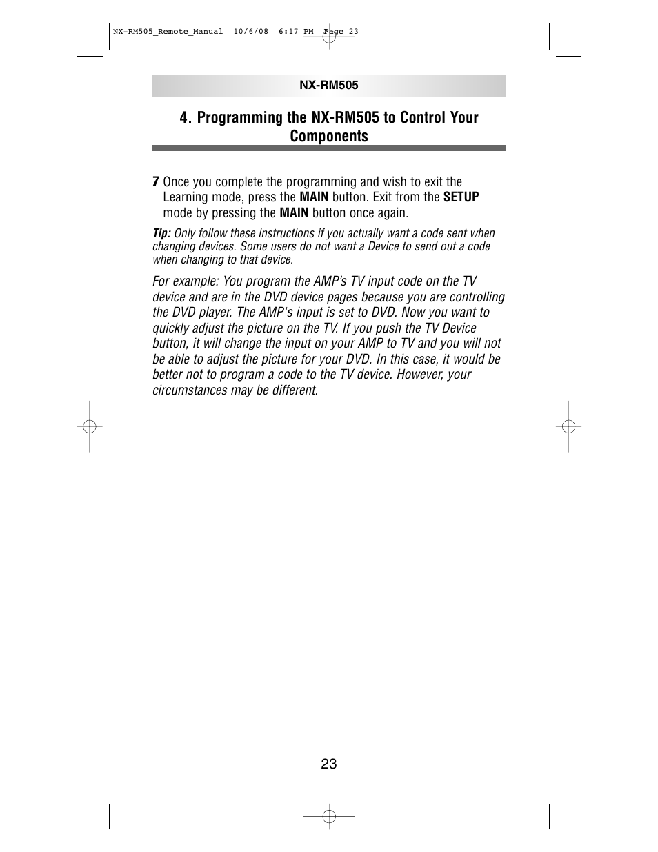 NXG Technology NX-RM505 User Manual | Page 23 / 80