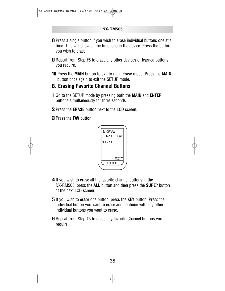 NXG Technology NX-RM505 User Manual | Page 35 / 80