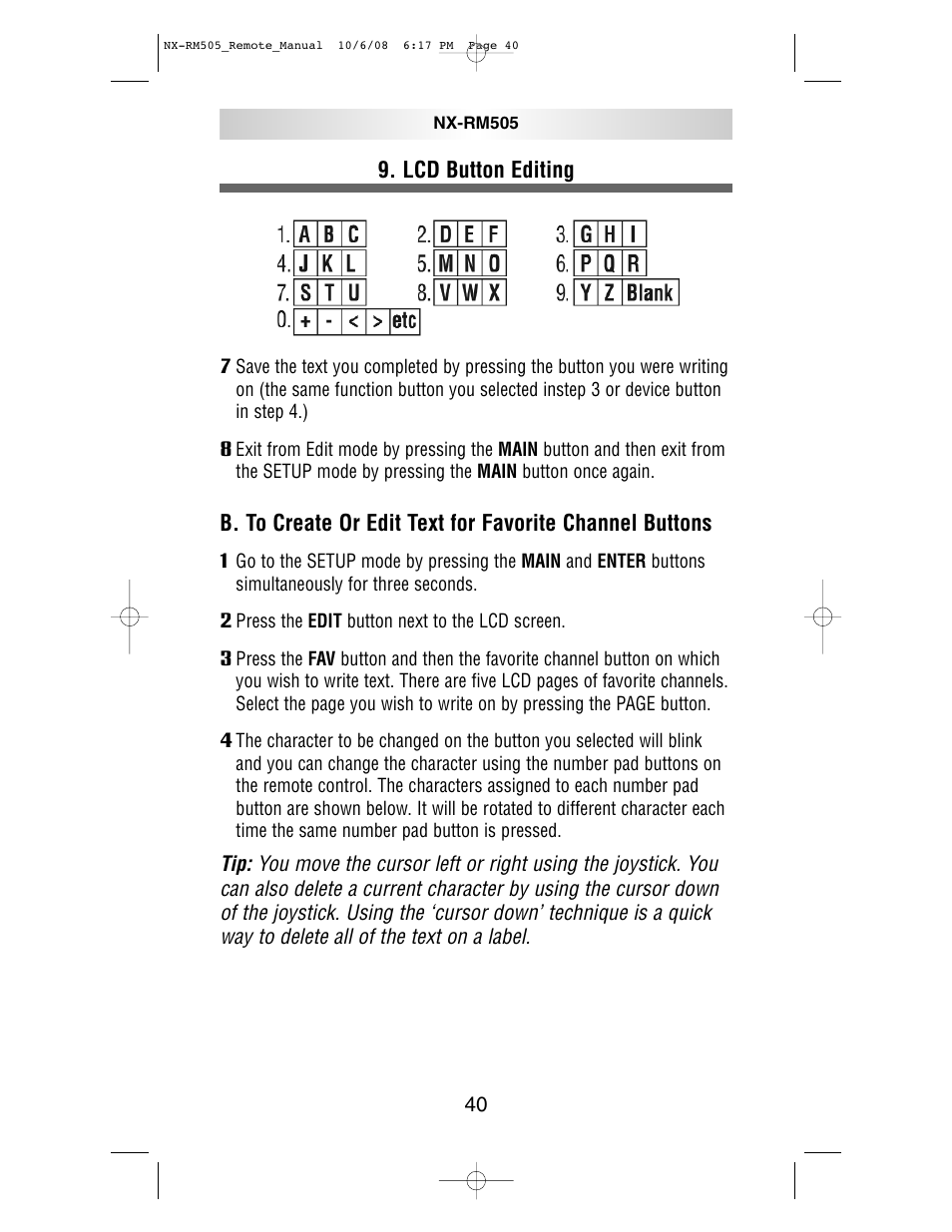 NXG Technology NX-RM505 User Manual | Page 40 / 80