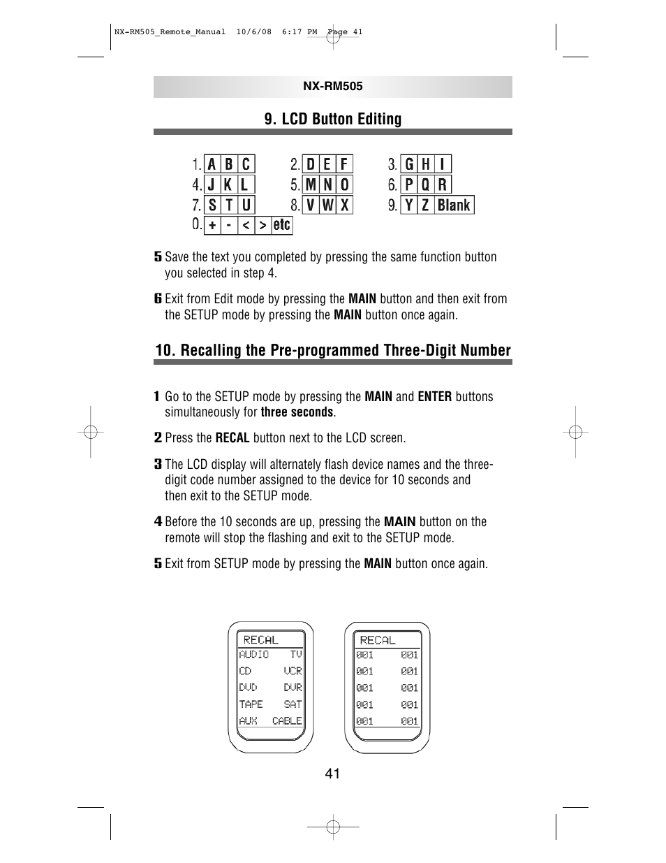NXG Technology NX-RM505 User Manual | Page 41 / 80