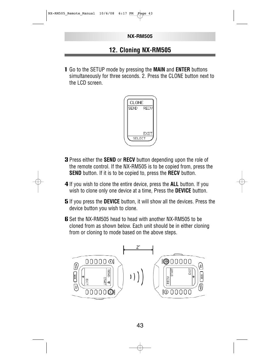 NXG Technology NX-RM505 User Manual | Page 43 / 80