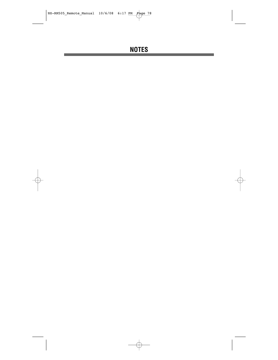 NXG Technology NX-RM505 User Manual | Page 78 / 80