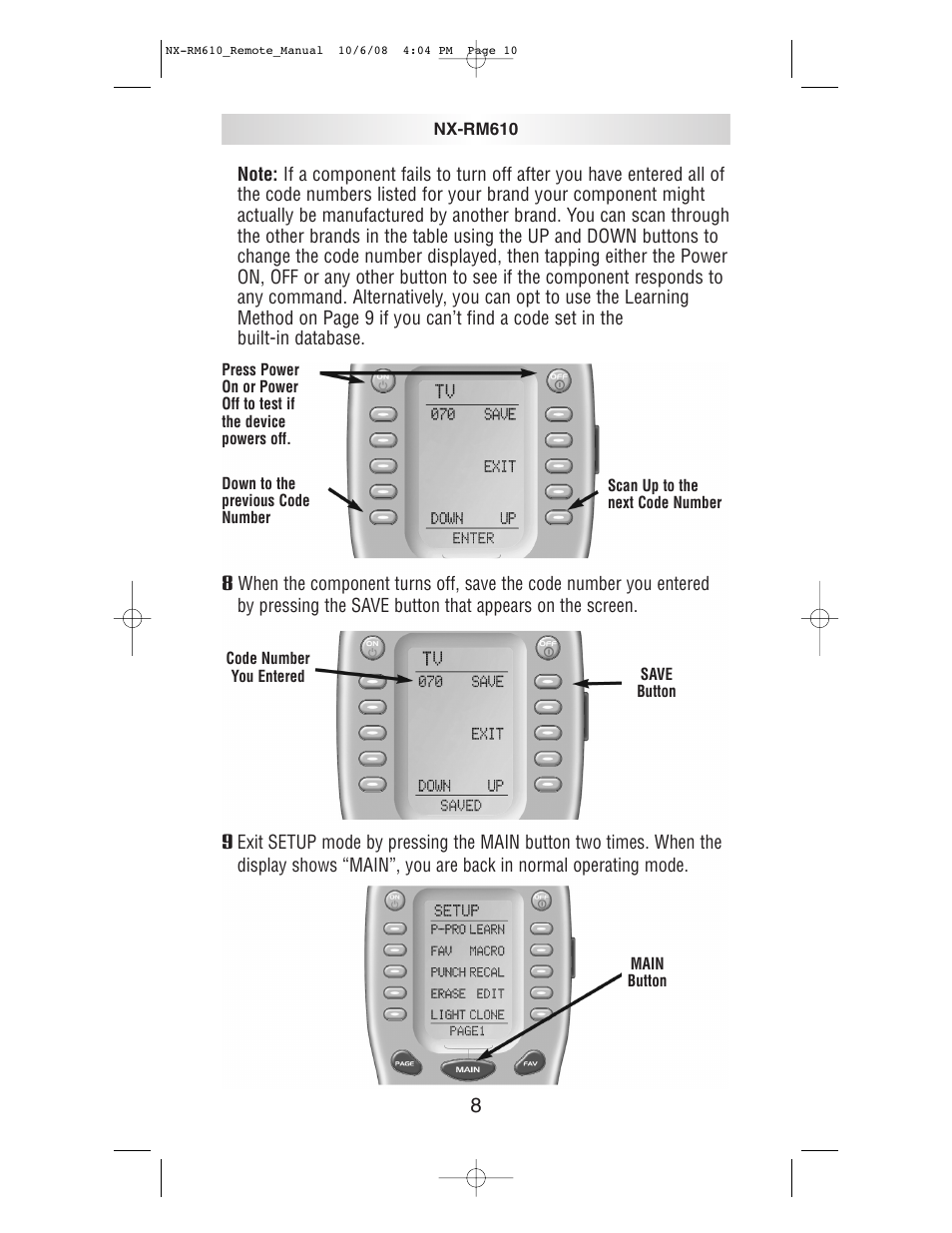 NXG Technology NX-RM610 User Manual | Page 10 / 66