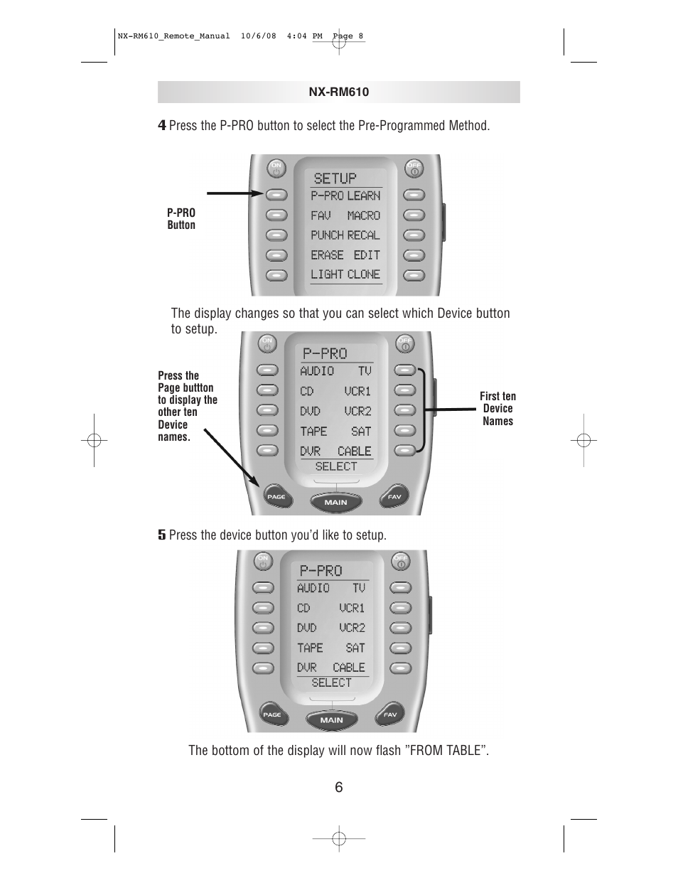 NXG Technology NX-RM610 User Manual | Page 8 / 66