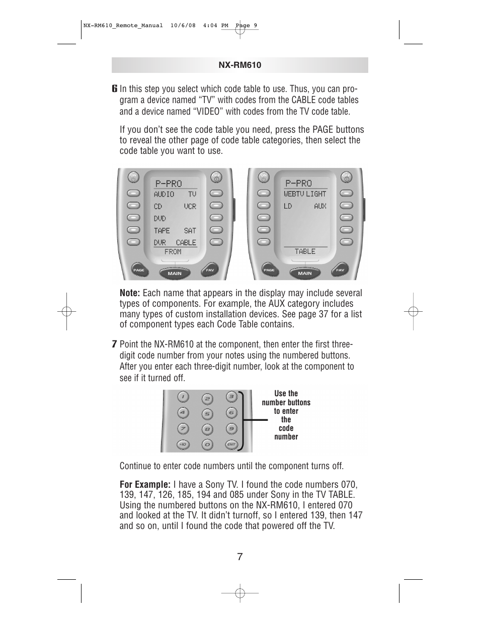 NXG Technology NX-RM610 User Manual | Page 9 / 66