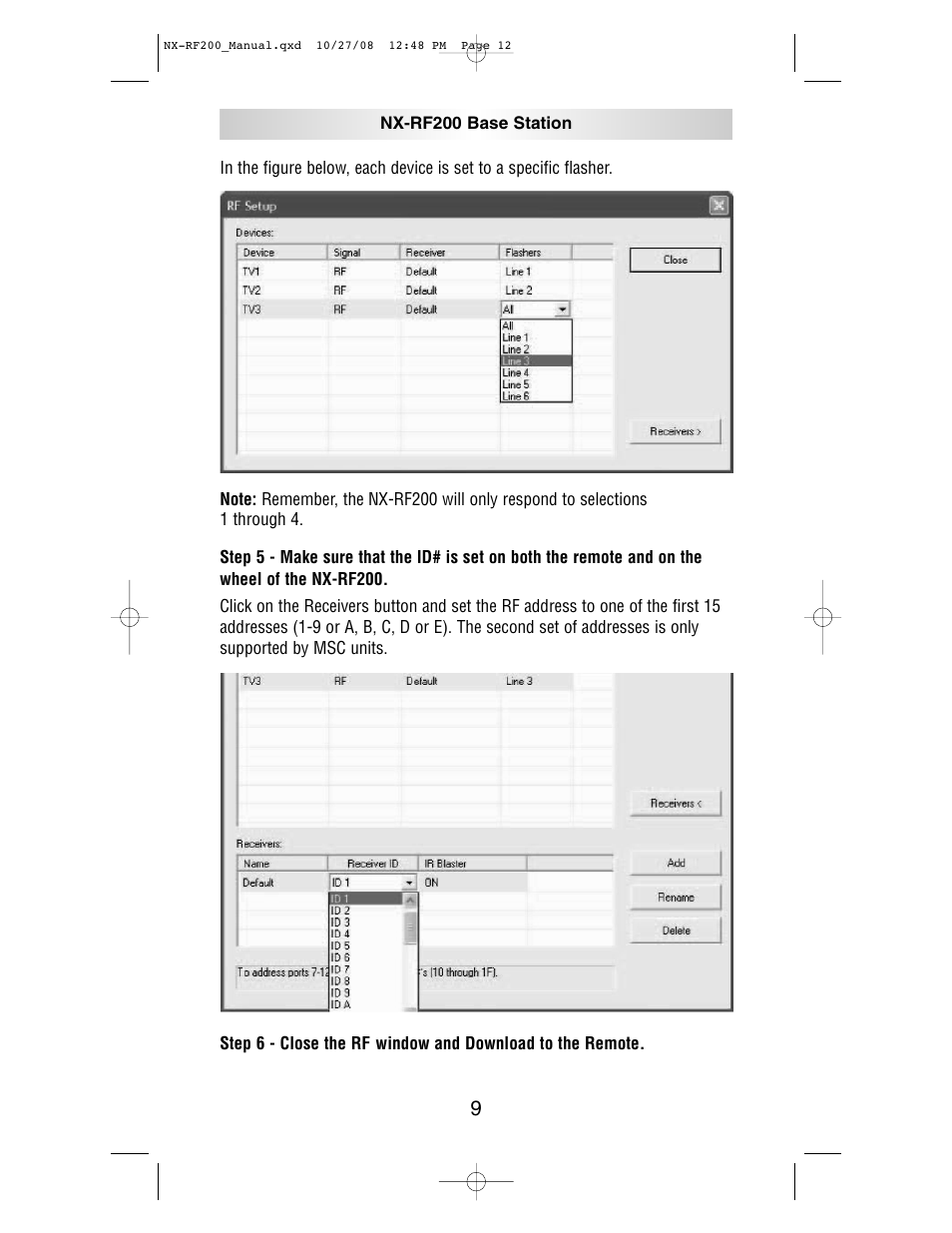 NXG Technology NX-RF200 User Manual | Page 12 / 16