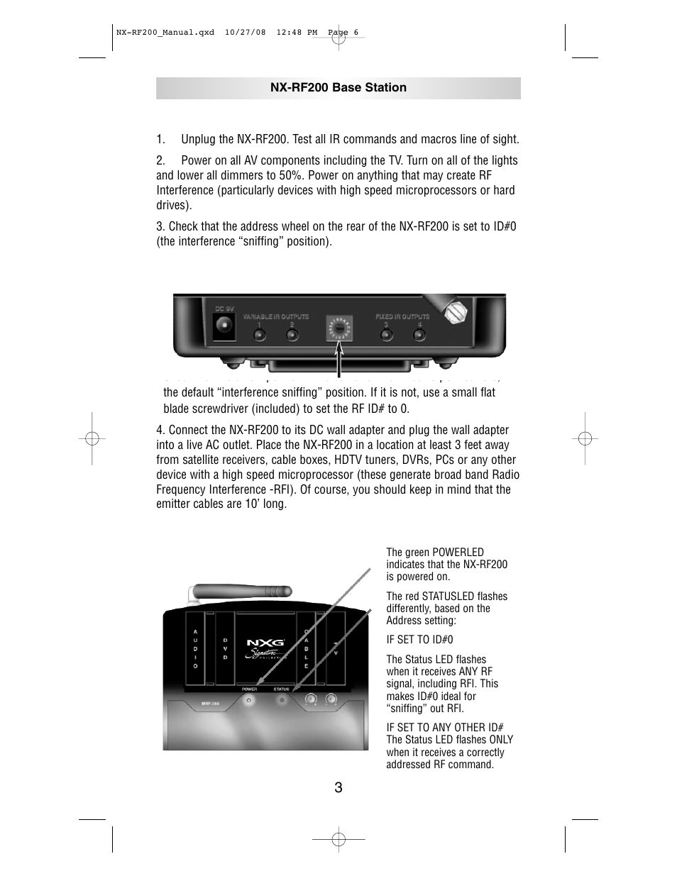 NXG Technology NX-RF200 User Manual | Page 6 / 16