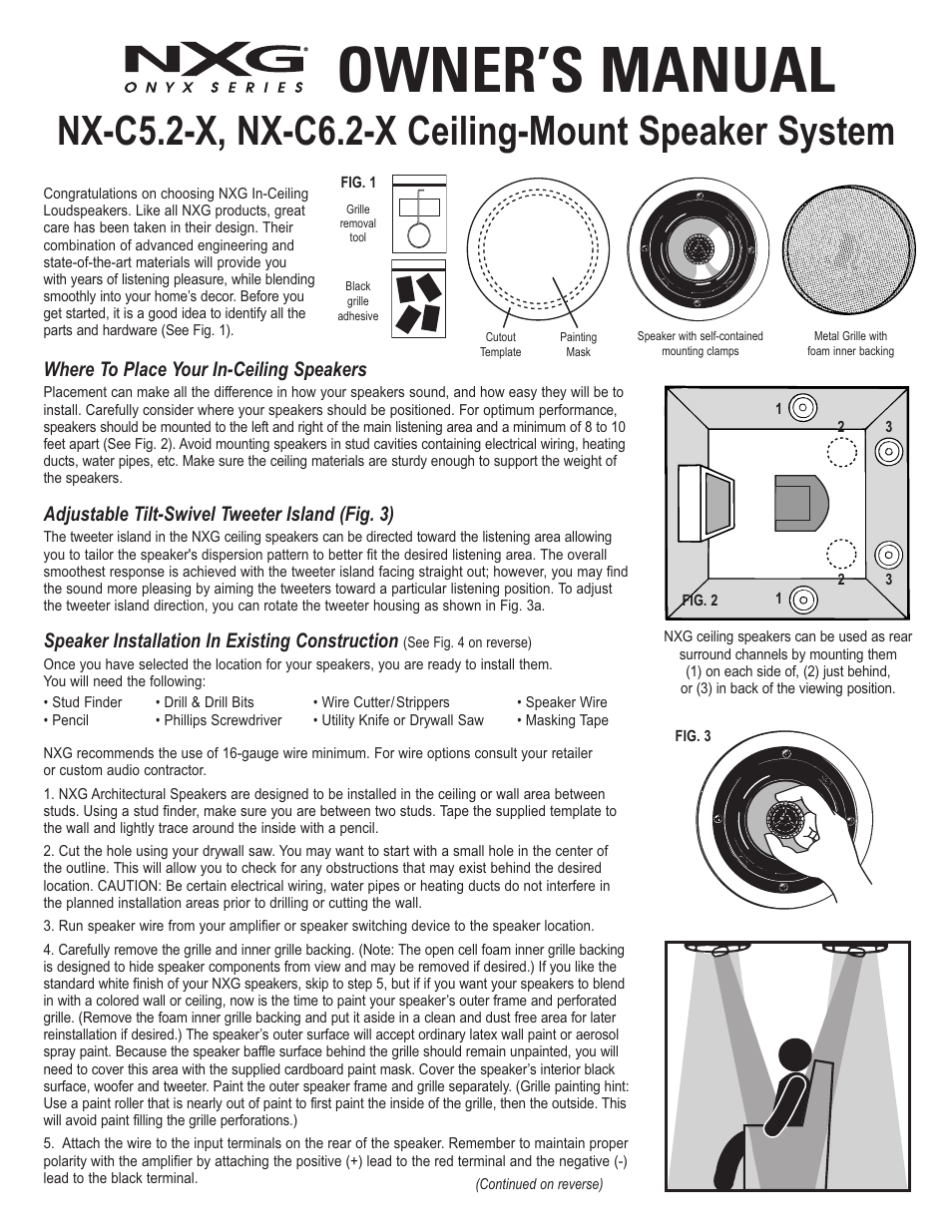 NXG Technology NX-C6.2-X User Manual | 2 pages