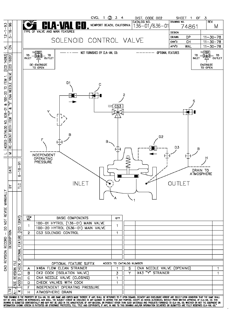 Cla-Val 136-01/636-01 Technical Manual User Manual | Page 3 / 36