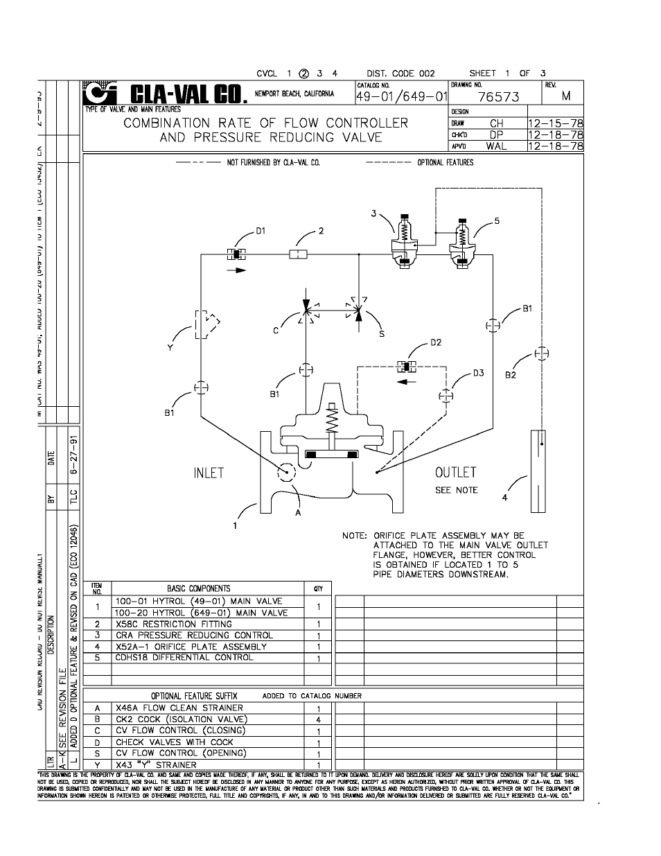 Cla-Val 49-01/649-01 Technical Manual User Manual | Page 2 / 33