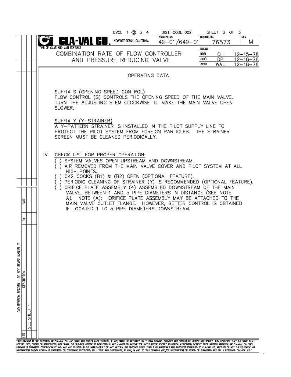 Cla-Val 49-01/649-01 Technical Manual User Manual | Page 4 / 33