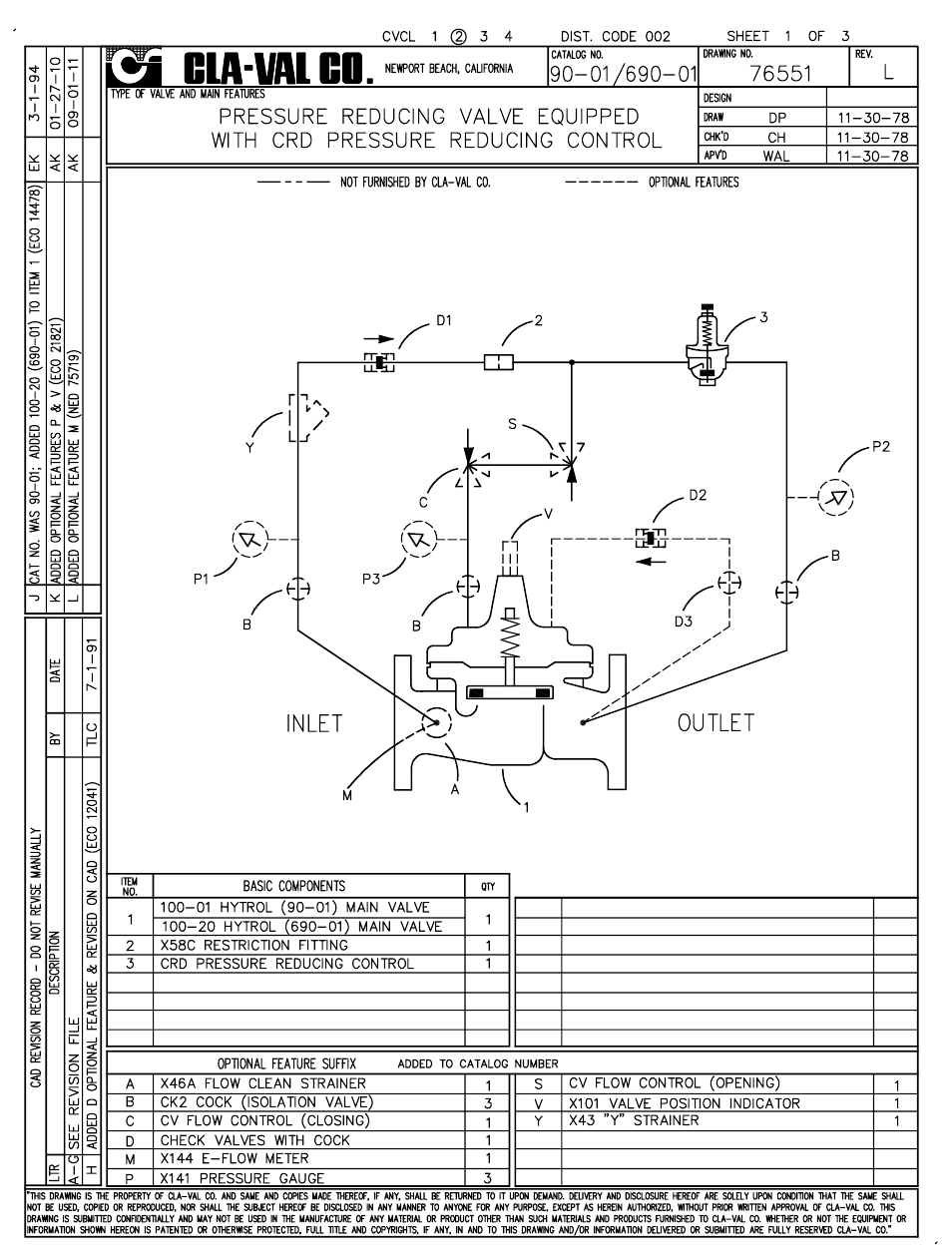 Cla-Val 90-01H/690-01H Technical Manual User Manual | Page 2 / 29