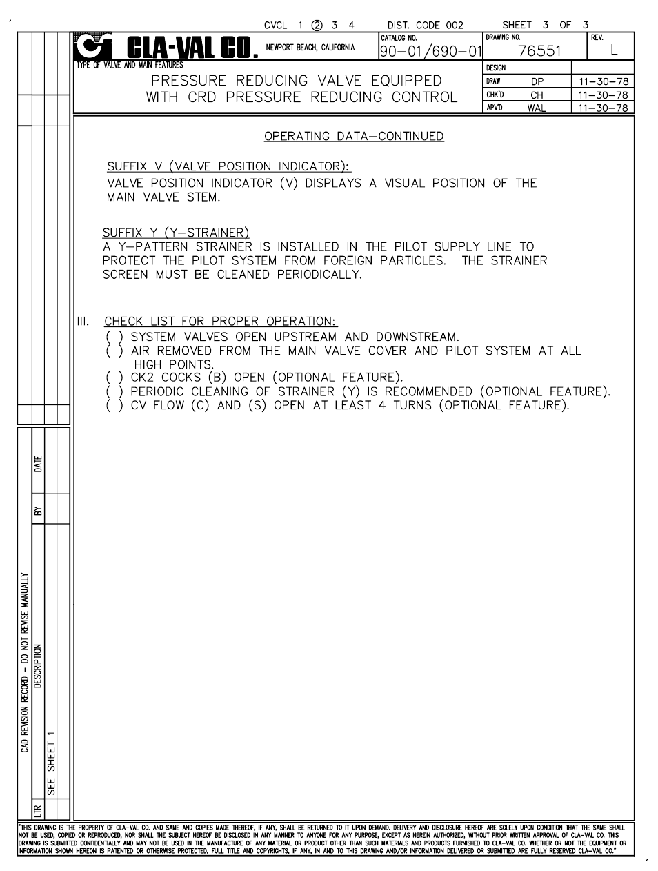 Cla-Val 90-01H/690-01H Technical Manual User Manual | Page 4 / 29