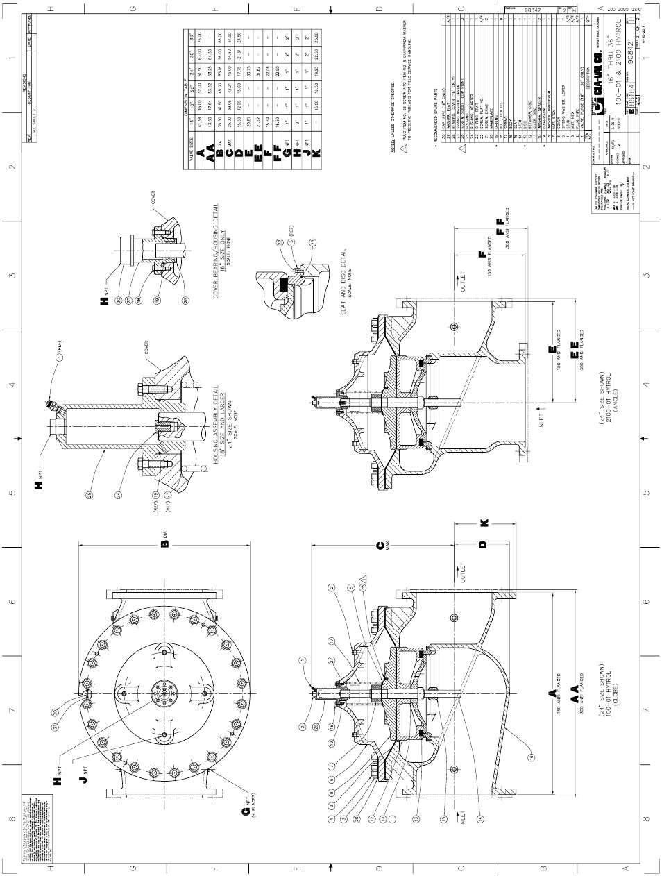 Cla-Val 90-01H/690-01H Technical Manual User Manual | Page 6 / 29