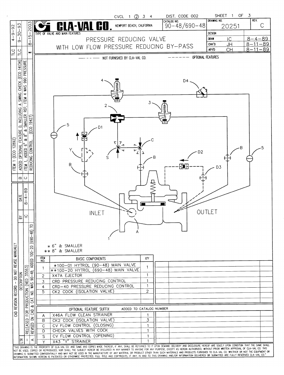 Cla-Val 90-48/690-48 Technical Manual User Manual | Page 3 / 34