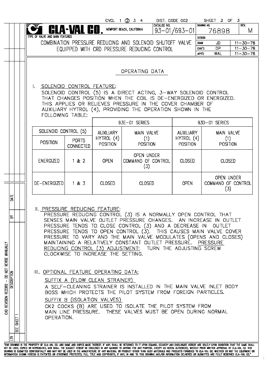 Cla-Val 93-01/693-01 Technical Manual User Manual | Page 4 / 42