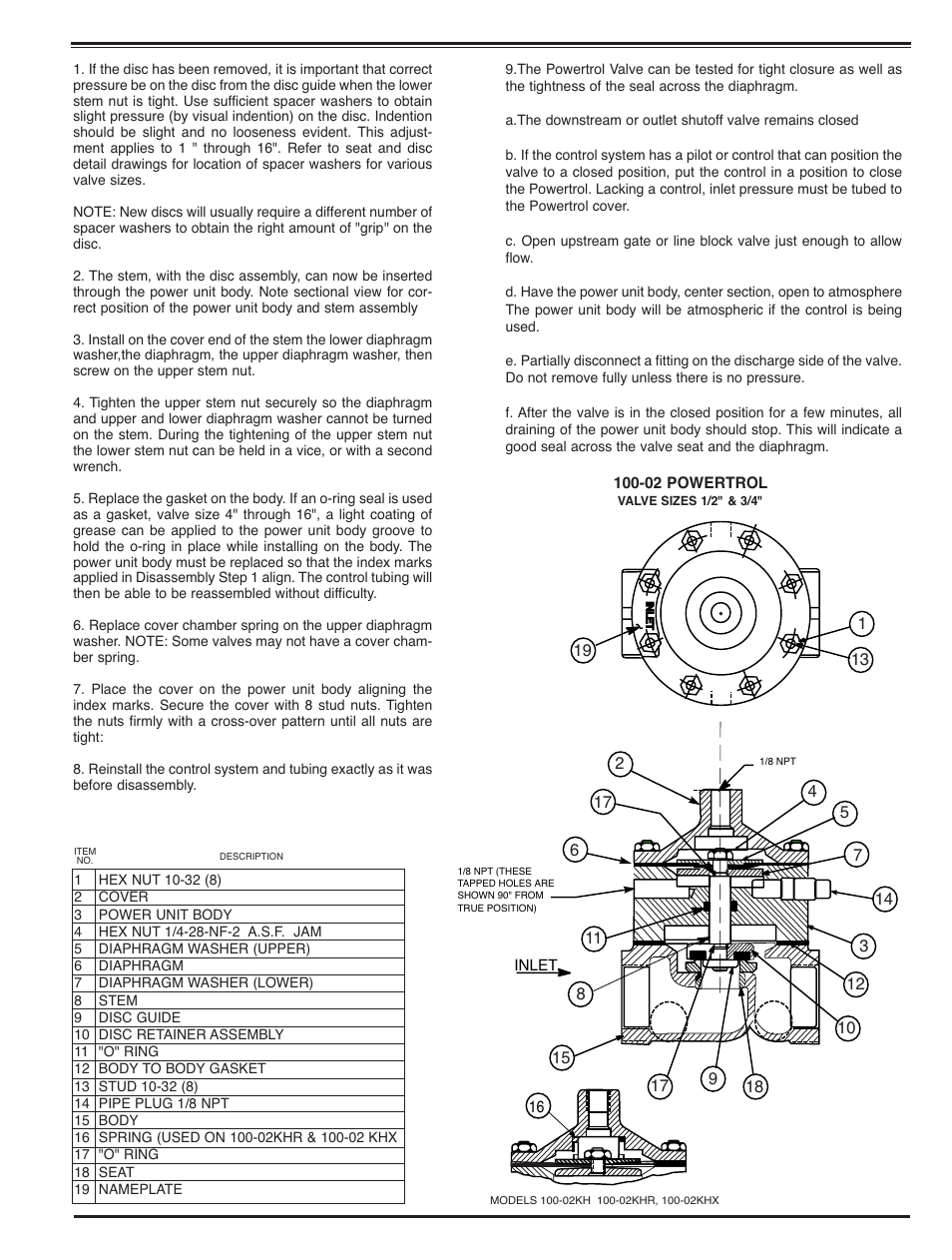 Cla-Val 61-02/661-02 Technical Manual User Manual | Page 12 / 34