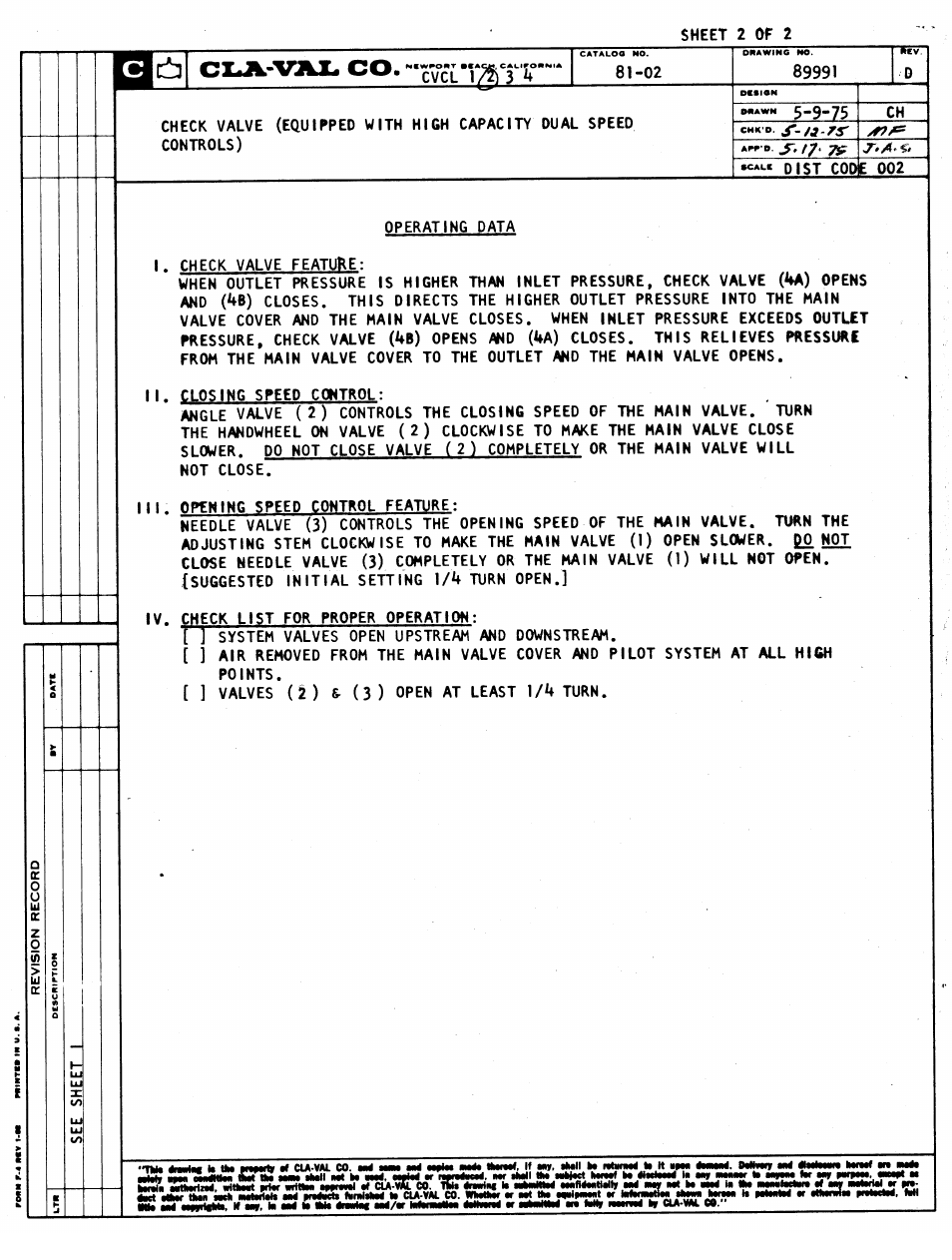 Cla-Val 81-02/681-02 Technical Manual User Manual | Page 4 / 24