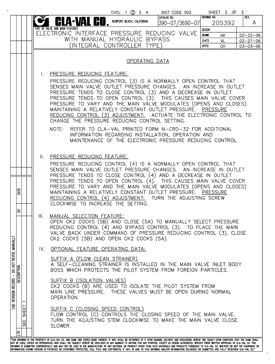 Cla-Val 390-07/3690-07 User Manual | Page 3 / 40