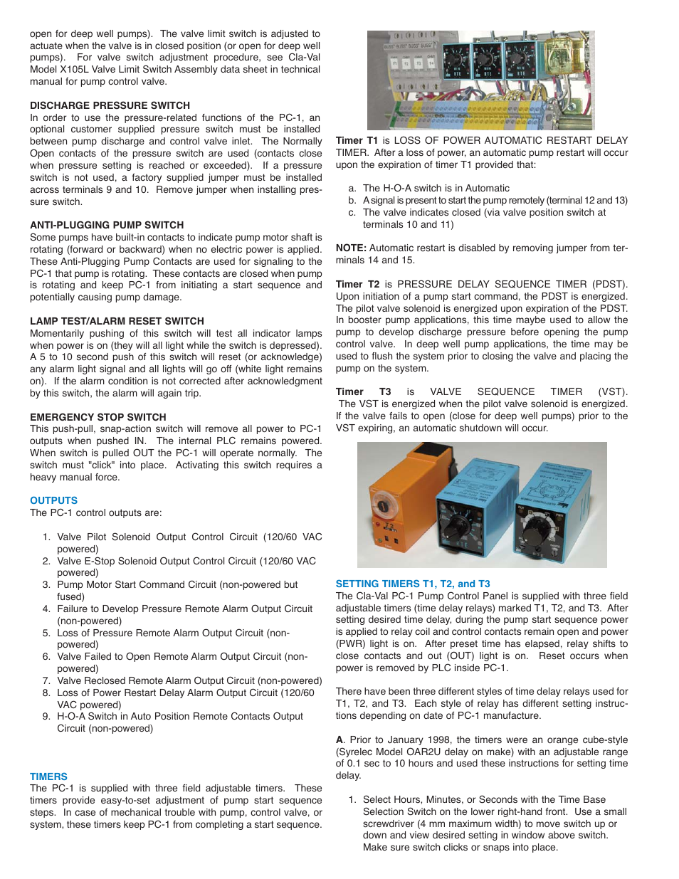 Cla-Val PC-1 User Manual | Page 2 / 8