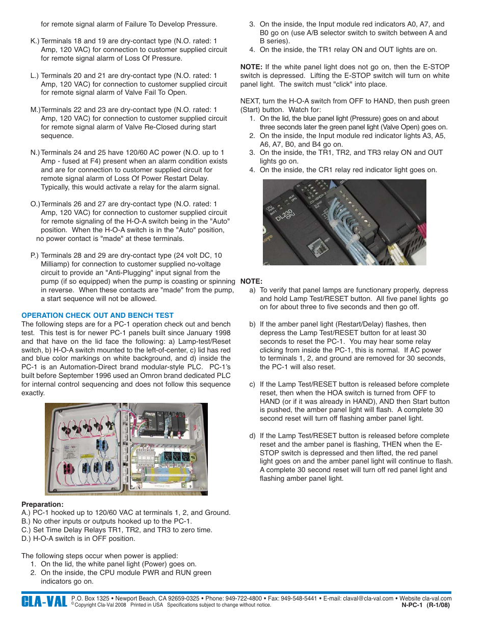 Cla-val | Cla-Val PC-1 User Manual | Page 4 / 8