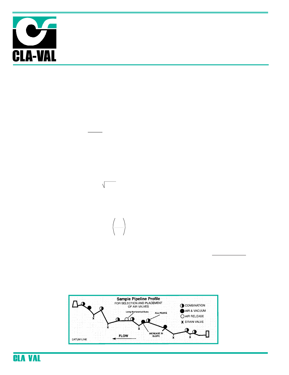 Air vacuum valve data, Cla-val, Cla - val | Cla-Val 35 Series User Manual | Page 2 / 3