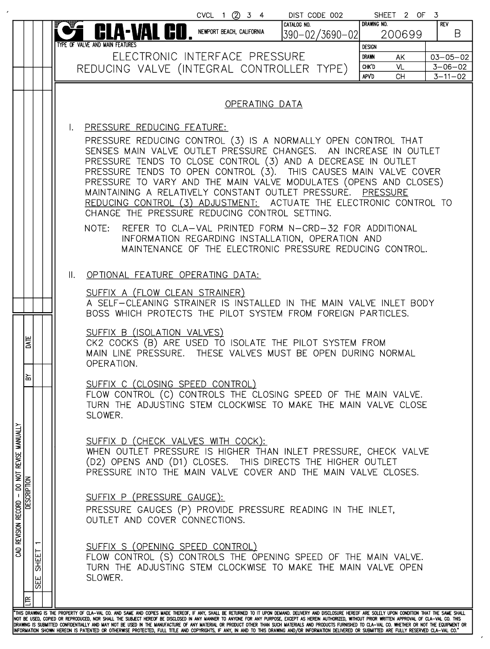 Cla-Val 390-02/3690-02 User Manual | Page 3 / 44