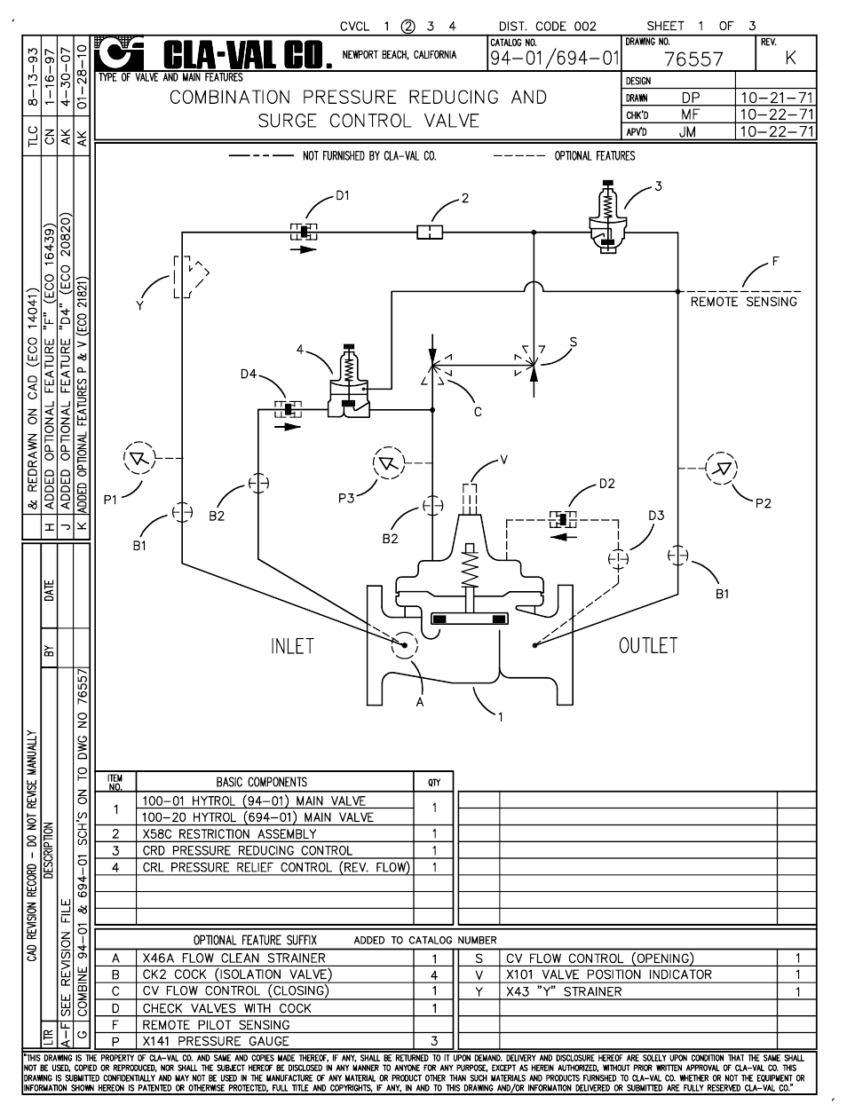 Cla-Val 94-01/694-01 User Manual | Page 2 / 35