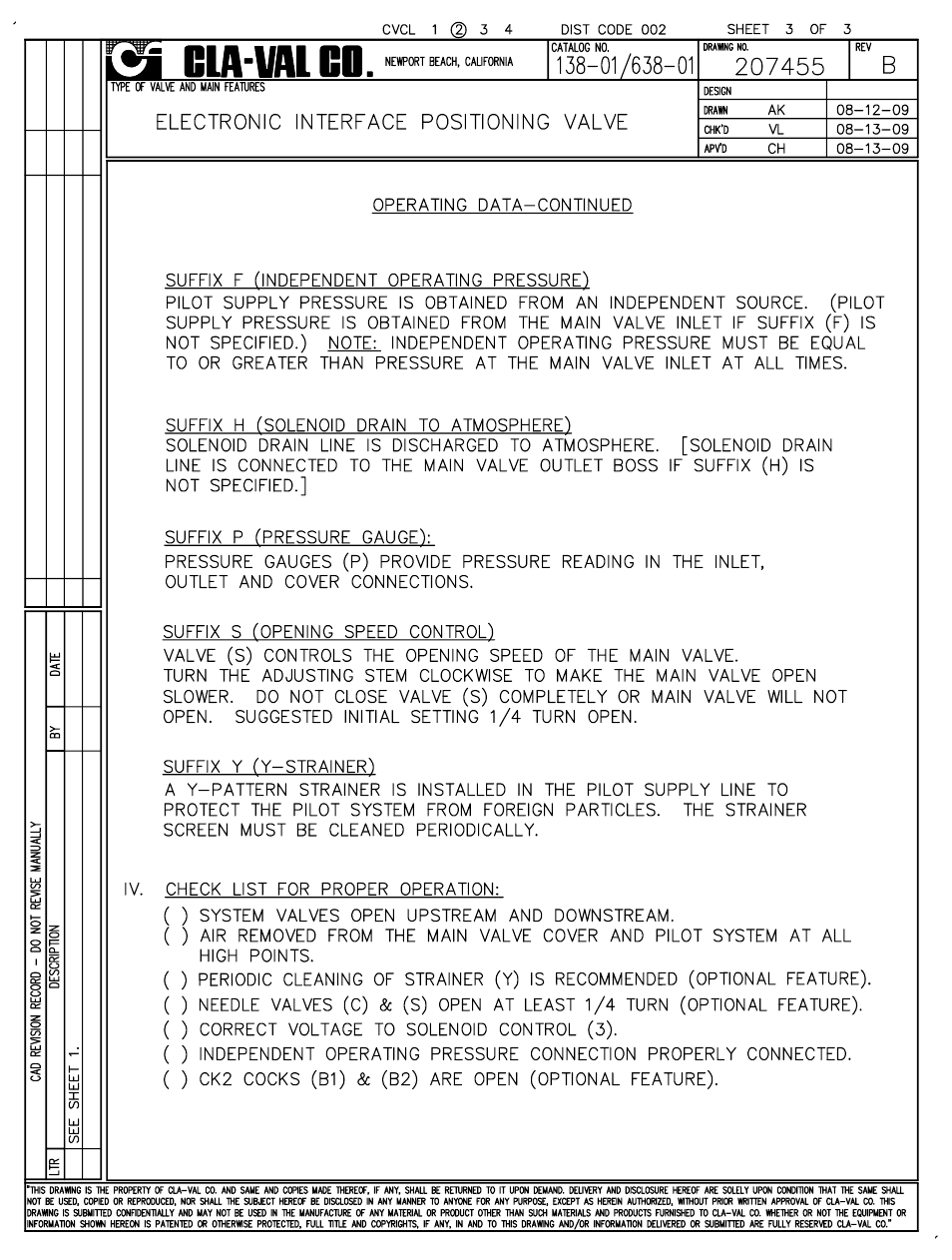 Cla-Val 138-01/638-01 User Manual | Page 4 / 31