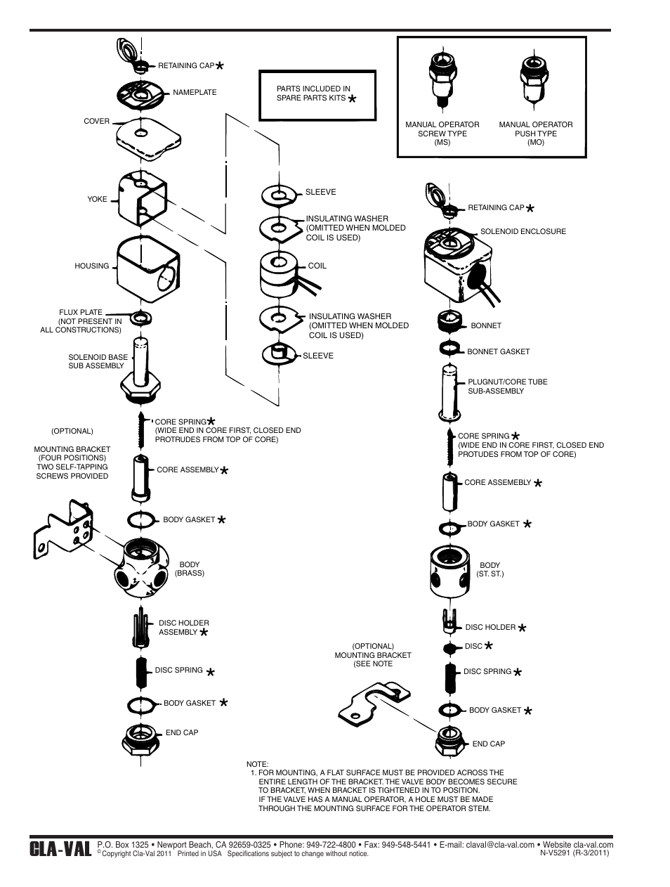 Cla-val | Cla-Val 393-01/3693-01 User Manual | Page 36 / 54