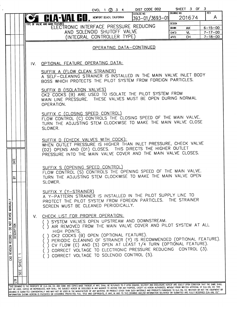 Cla-Val 393-01/3693-01 User Manual | Page 4 / 54