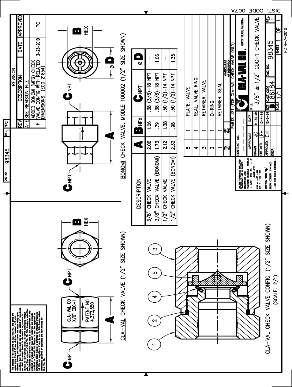 Cla-Val 393-01/3693-01 User Manual | Page 49 / 54