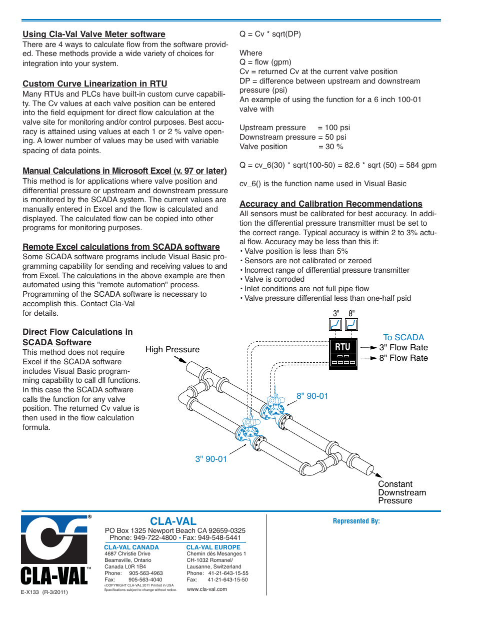 Cla-val | Cla-Val X133 User Manual | Page 2 / 2