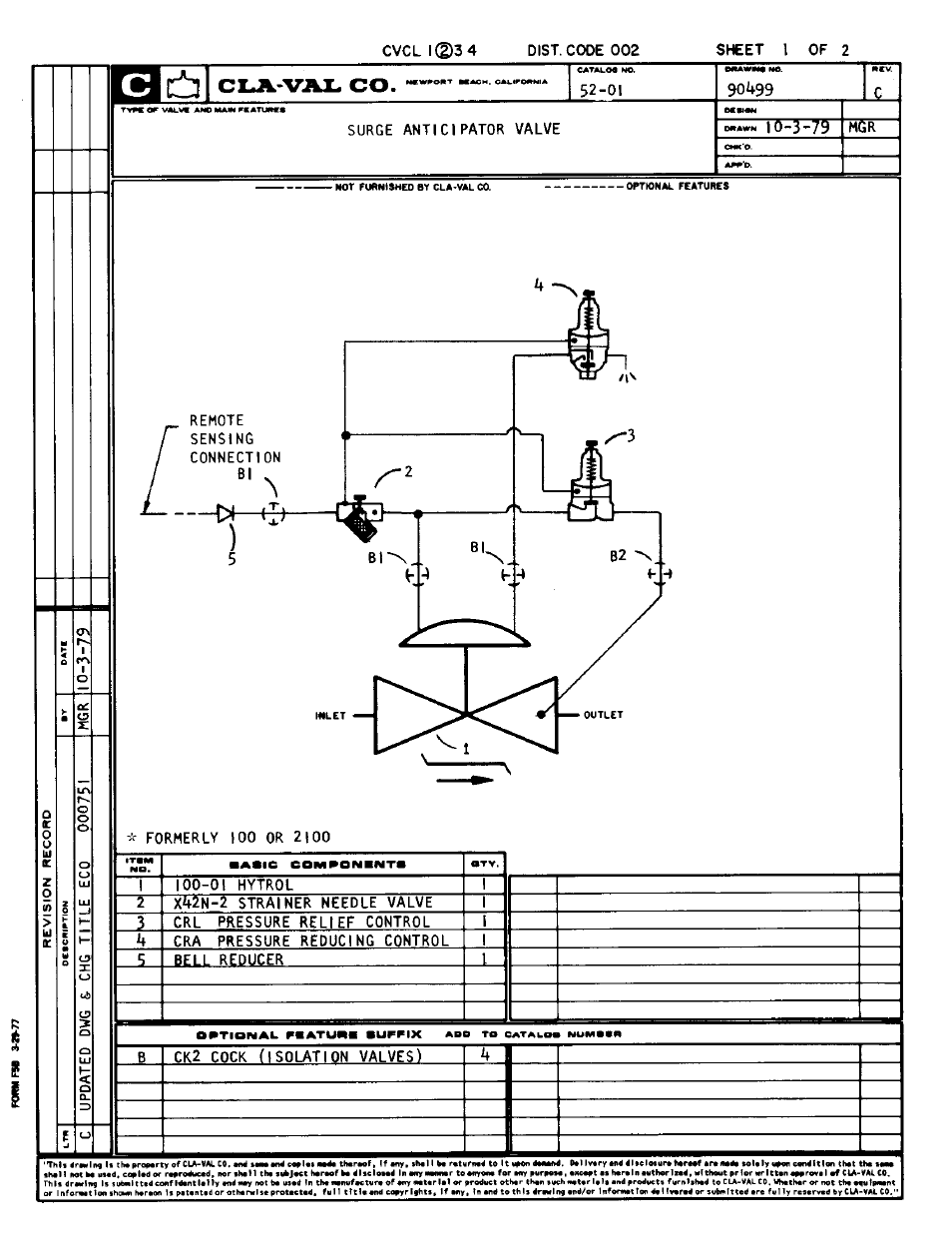 Cla-Val 52-01/652-01 User Manual | Page 2 / 22