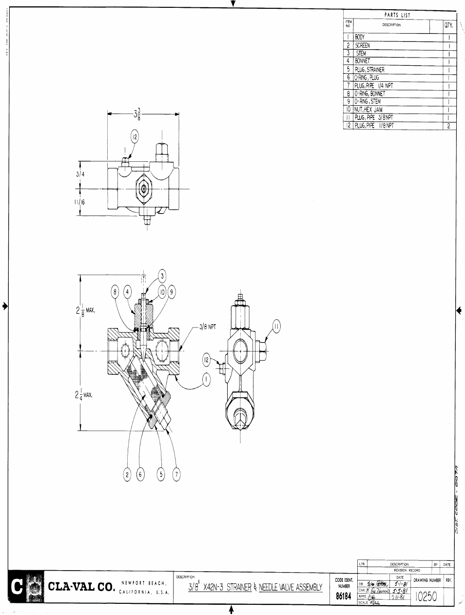 Cla-Val 52-03/652-03 User Manual | Page 32 / 36