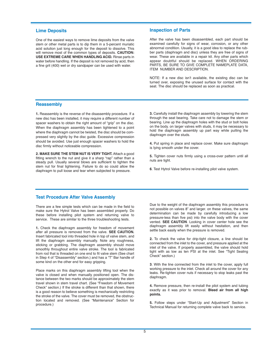 Cla-Val 250-01/605-01 User Manual | Page 13 / 29