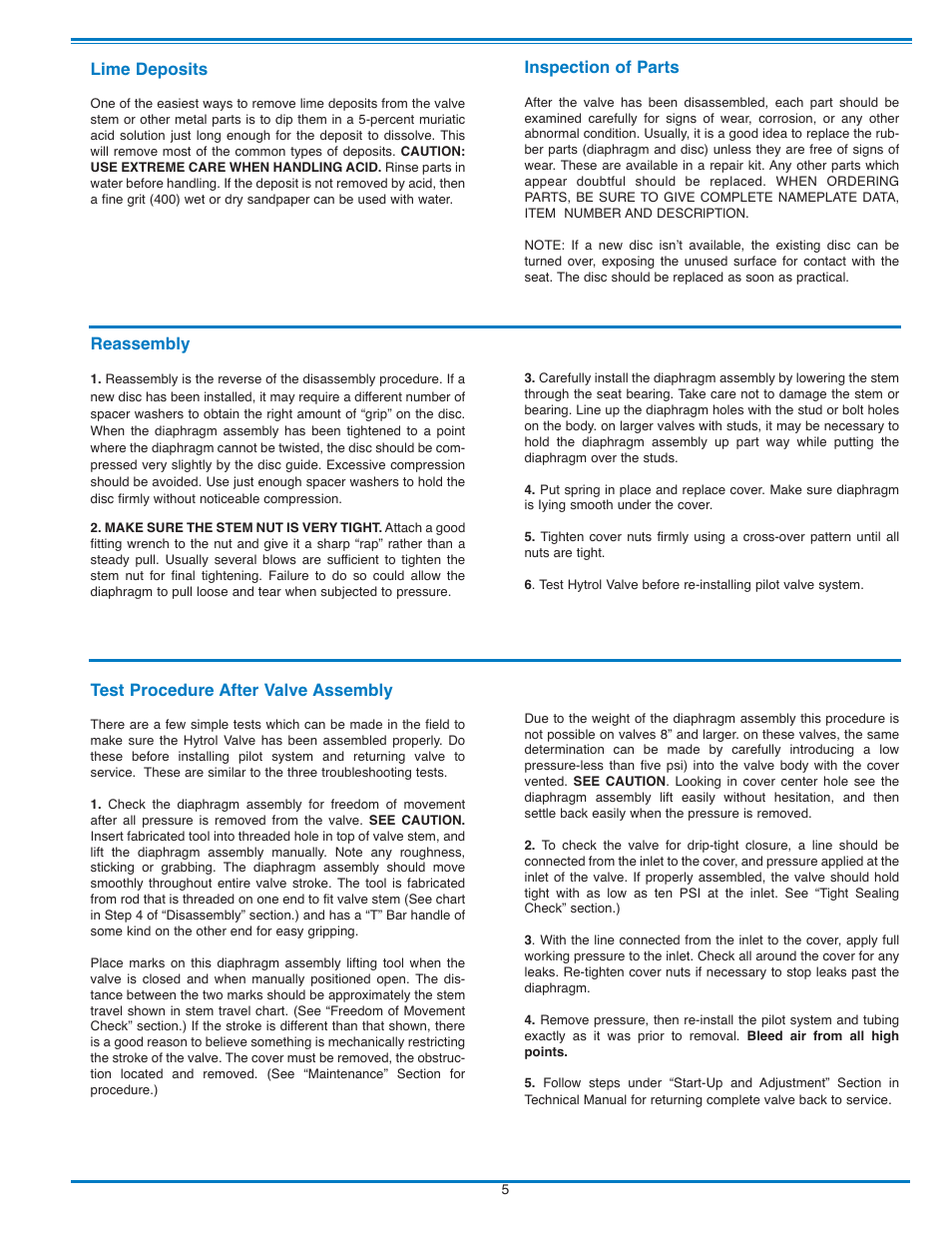 Cla-Val 100-01 Quick Manual User Manual | Page 5 / 8