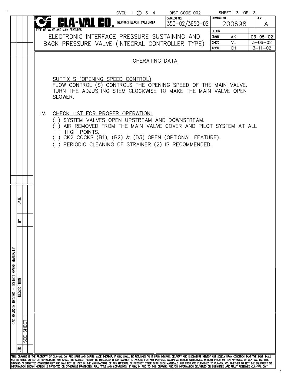 Cla-Val 350-02/3650-02 User Manual | Page 4 / 30